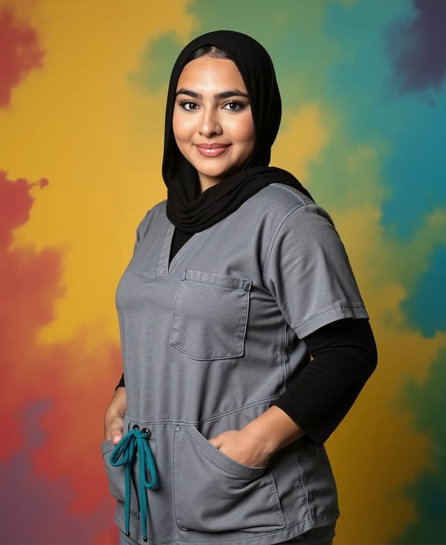 Hiba Javed, Trainee Dental Nurse at Luna Dental in Cardiff city centre